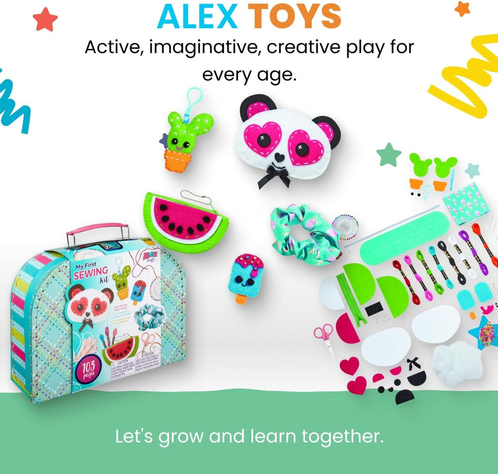 Kit de manualidades My Firsrt Sweing Kit de Alex Toys
