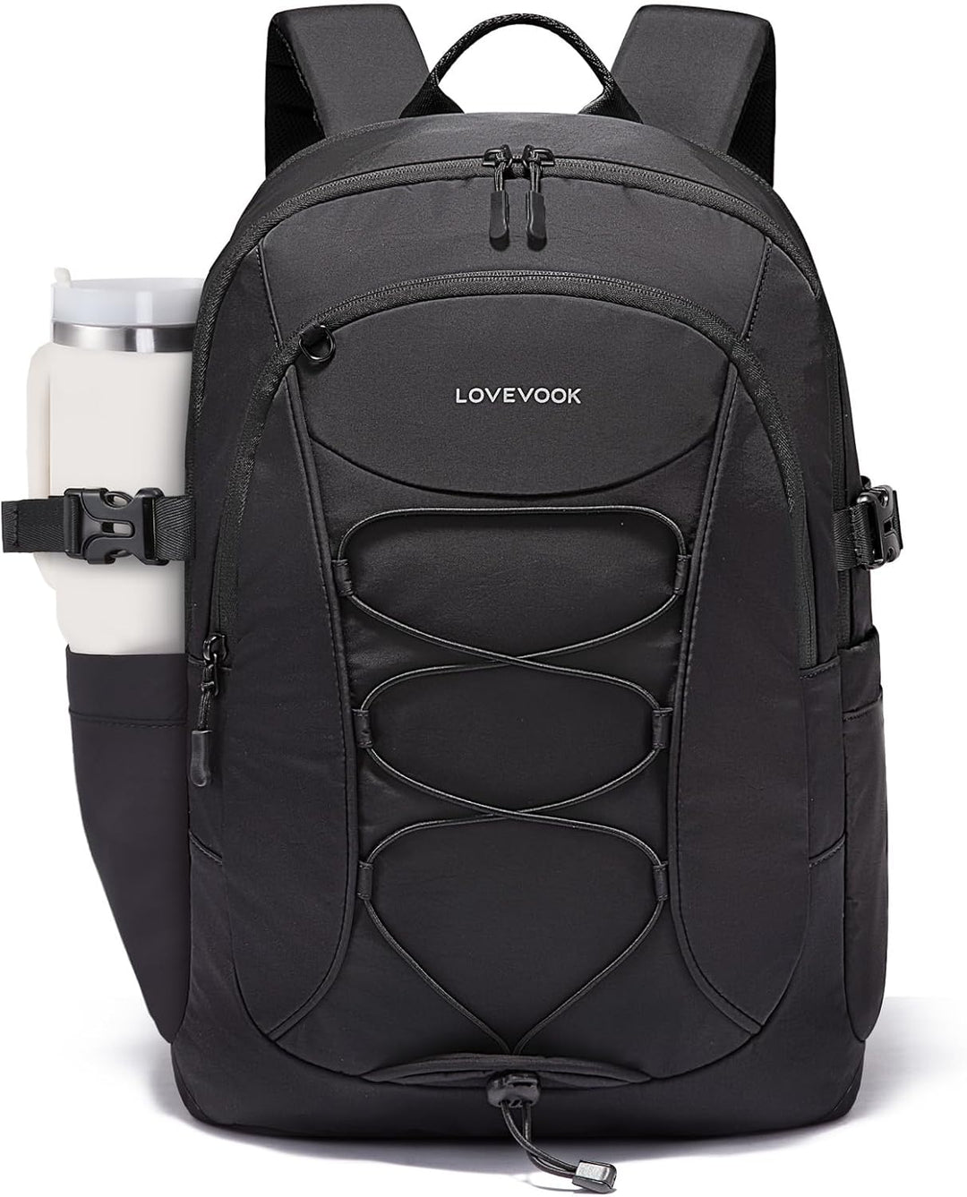 LOVEVOOK Mochila Puffer para Laptop para Mujeres, 17 pulg.