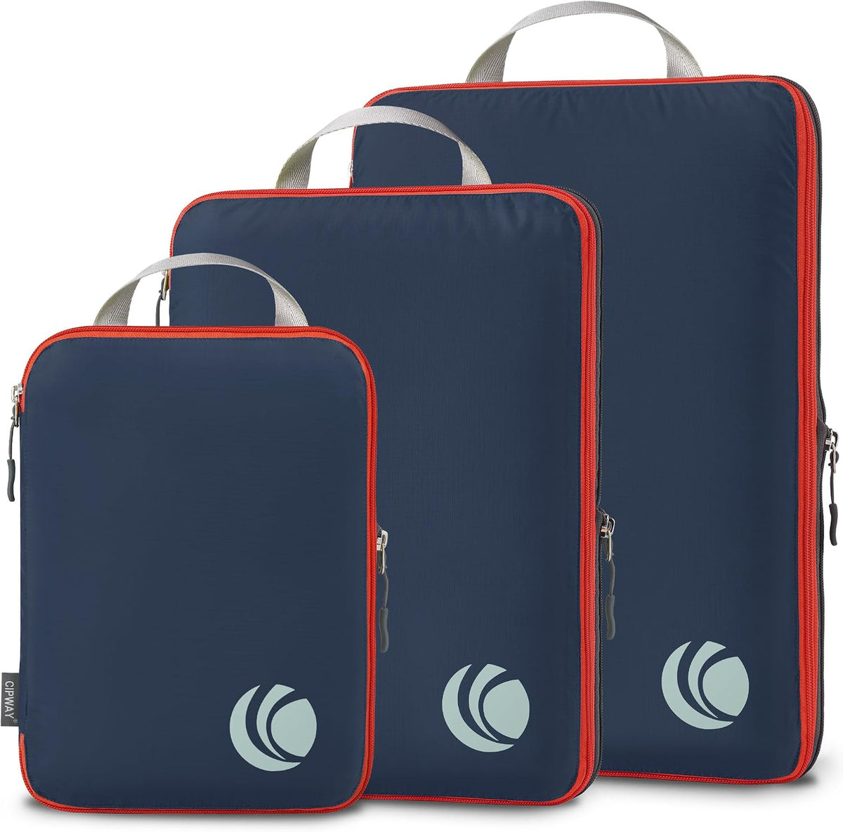 Cipway - Cubos de embalaje de compresión, bolsas organizadoras de equipaje ultraligeras con bolsas para zapatos, bolsas de lavandería, bolsa de artículos de aseo transparente, artículos esenciales de