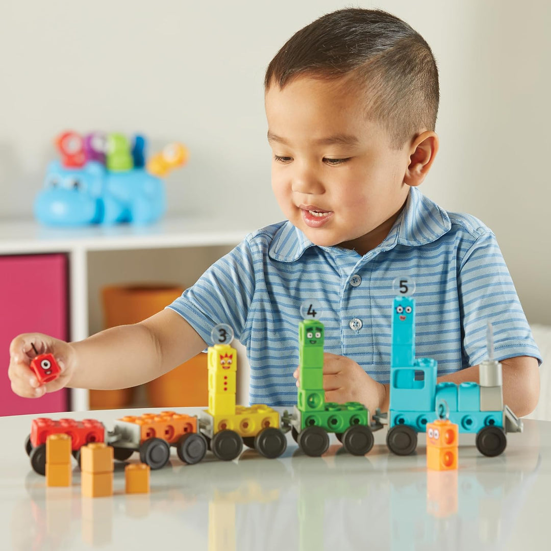 hand2mind Numberblocks Express Train MathLink Cubes Conjunto de Act...