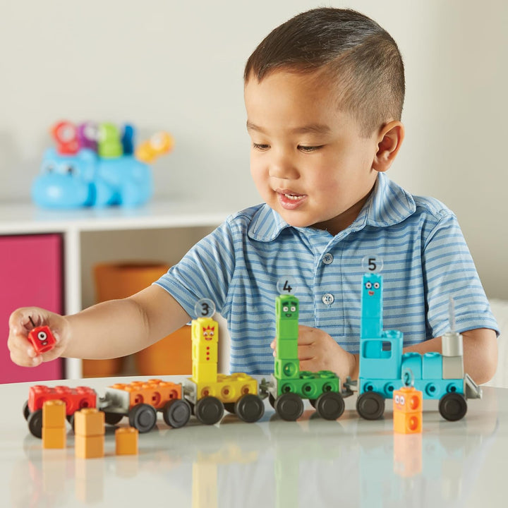 hand2mind Numberblocks Express Train MathLink Cubes Conjunto de Act...