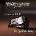 DJI Osmo Action 4 Essential Combo, cámara de acción impermeable para