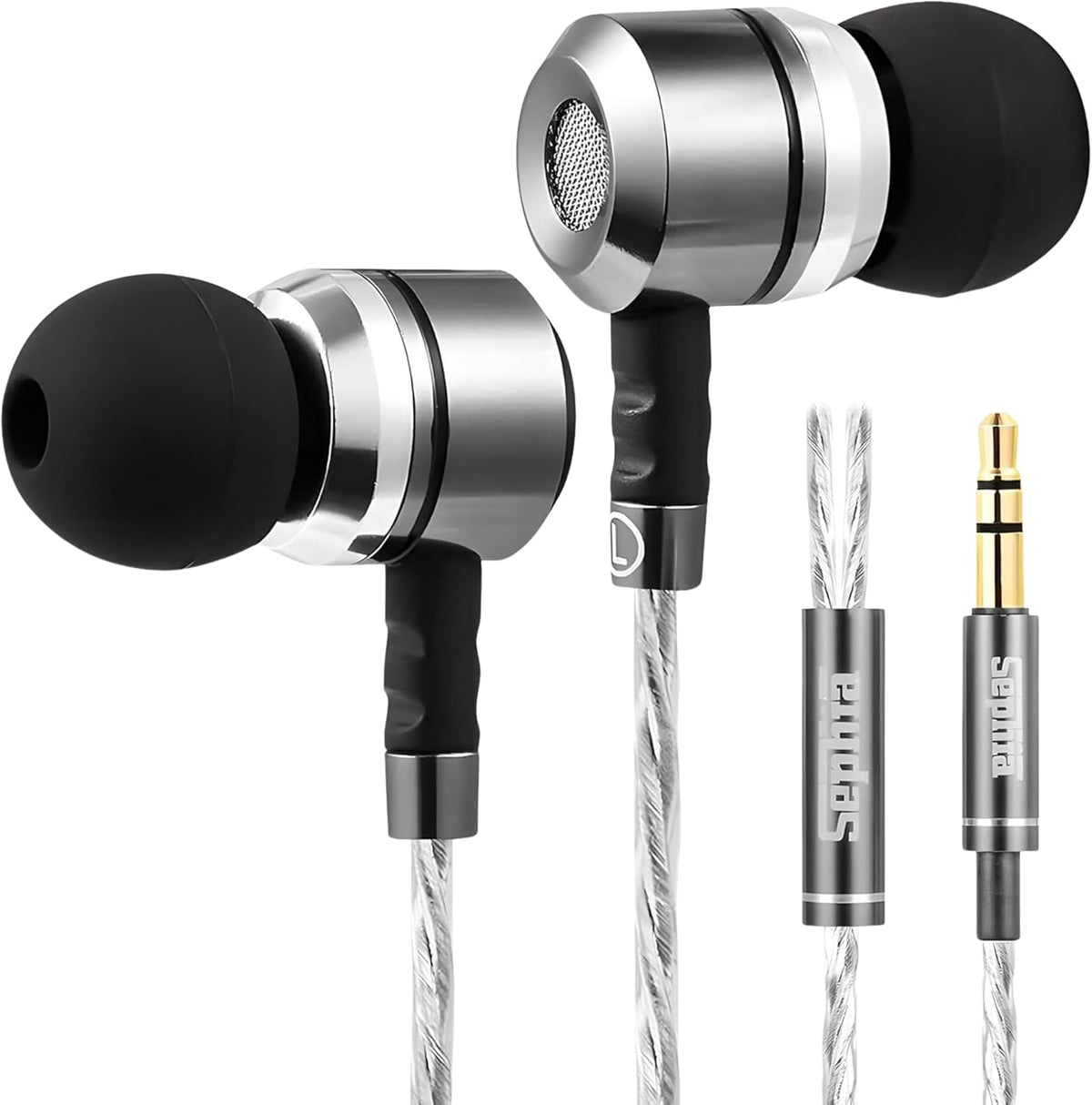 Sephia Auriculares con cable SP3060 audio HD impulsado por