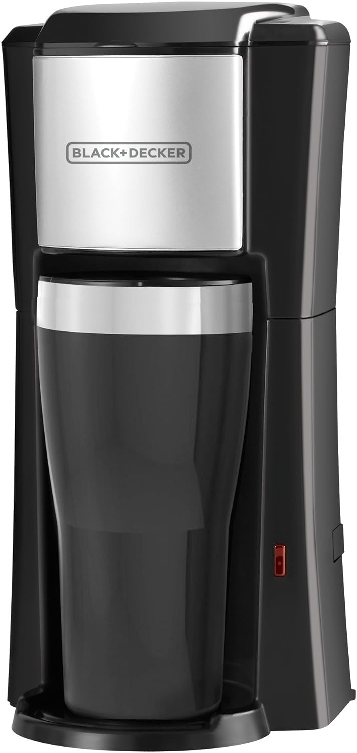 Black + Decker cafetera individual (de una sola ración), Negro, CM618