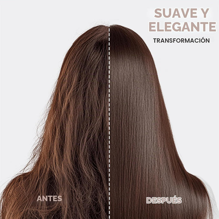 Rozamor - Cepillo iónico para alisar el cabello, cepillo alisador d...