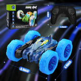 Coche de Control Remoto, Autos RC de Acrobacias Para Niños con Luz...
