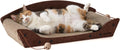 Cama rascador de cartón para gatos de interior de 26 pulgadas, 1