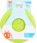 West Paw Zogoflex Zisc Dog Frisbee, disco aerodinámico de alto vuelo para perros, cachorros – Frisbees de perro ligero flotable para ir a buscar, tironear, atrapar y jugar – también se puede usar como cuenco de comida/agua, fabricado en Estados Unidos., L