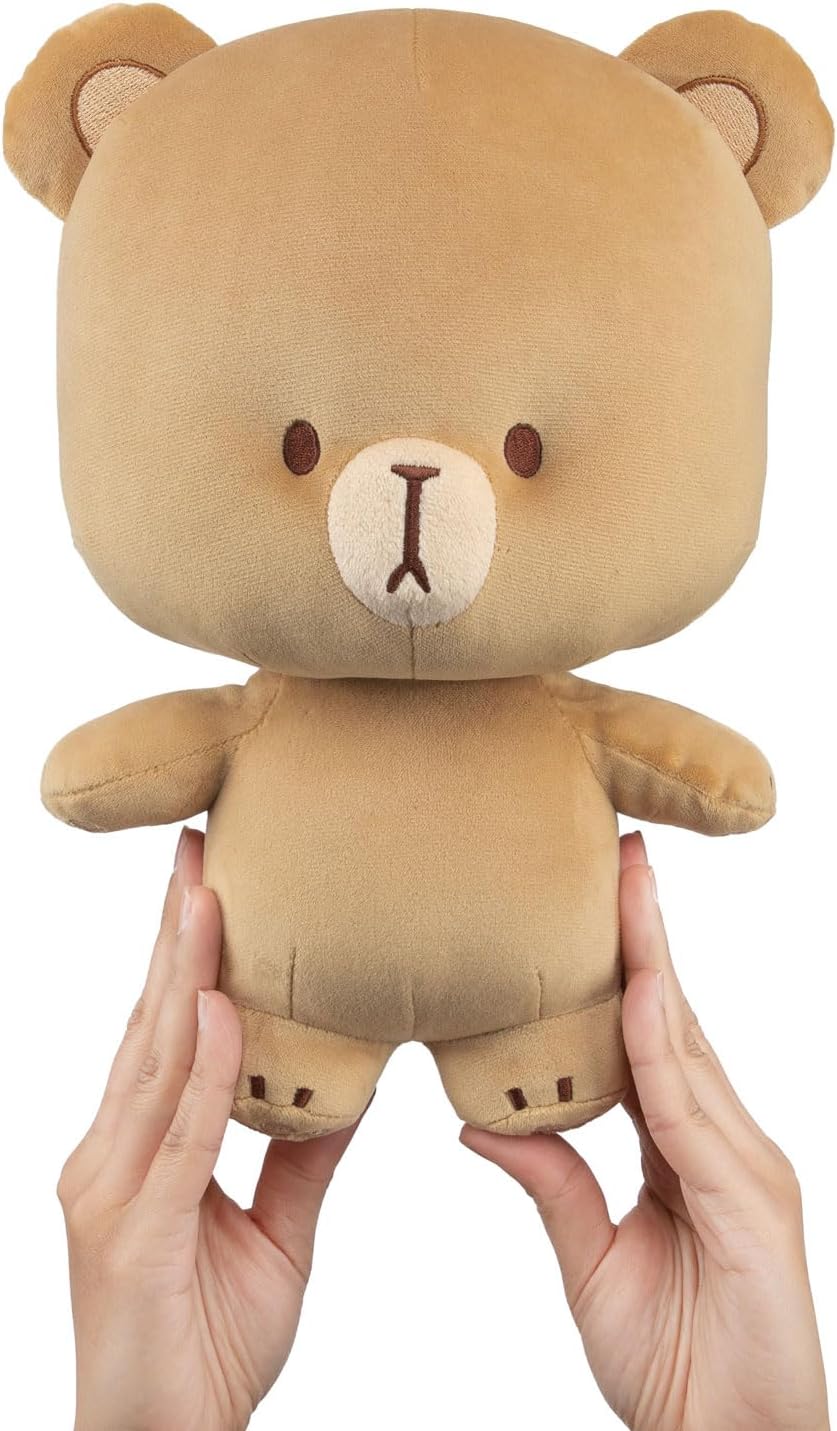 Milkmochabear Paquete de peluche auténtico de leche y moca de 7 pulgadas