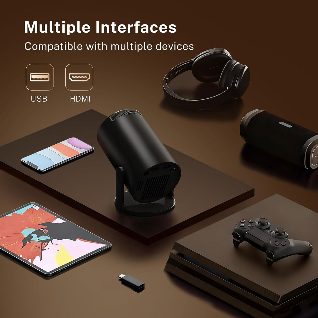 [Aplicaciones integradas y actualizadas en 2025] Mini proyector con...