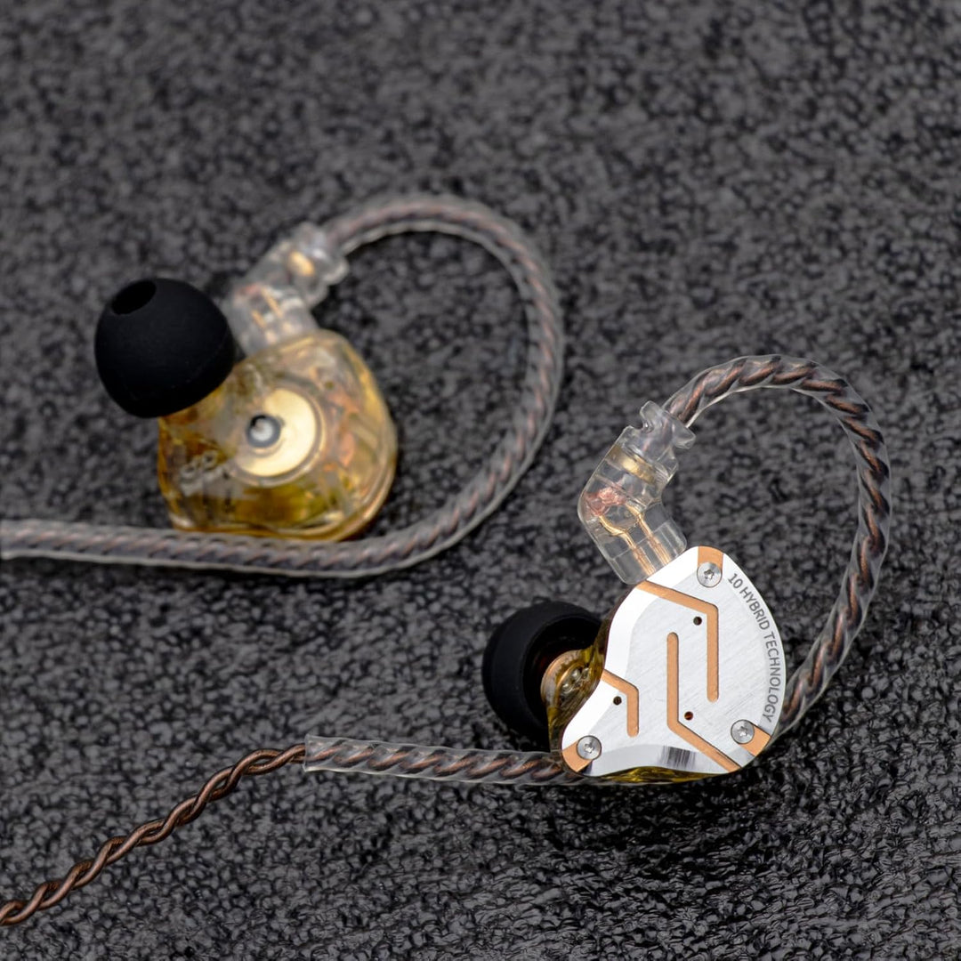 Linsoul KZ ZS10 Pro, auriculares intrauditivos híbridos HiFi con 5...
