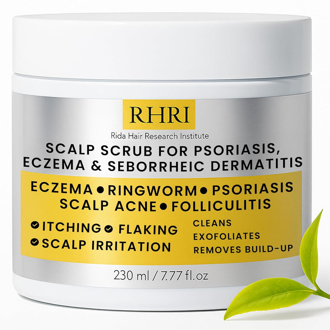 Exfoliante para el cuero cabelludo pre-champú antifúngico para psor...