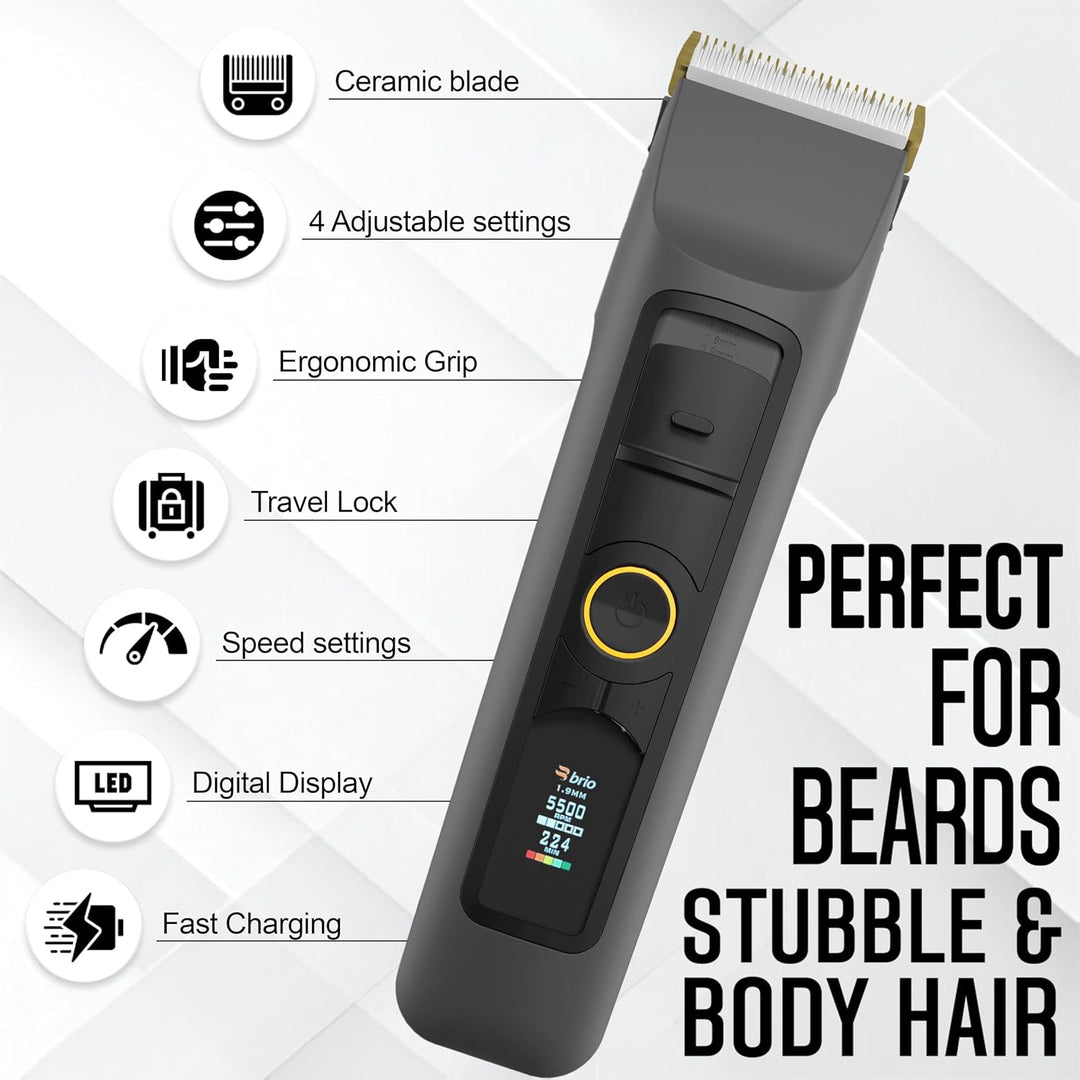 Brio Beardscape V2 Recortador de barba para hombre profesional con...