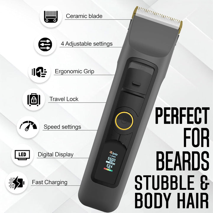 Brio Beardscape V2 Recortador de barba para hombre profesional con...