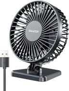 Gaiatop - Ventilador de escritorio USB, pequeño pero potente, perso...