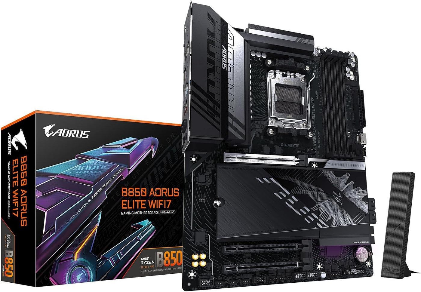 GIGABYTE B850 AORUS Elite WIFI7 AMD AM5 LGA 1718 Placa base, ATX, D...