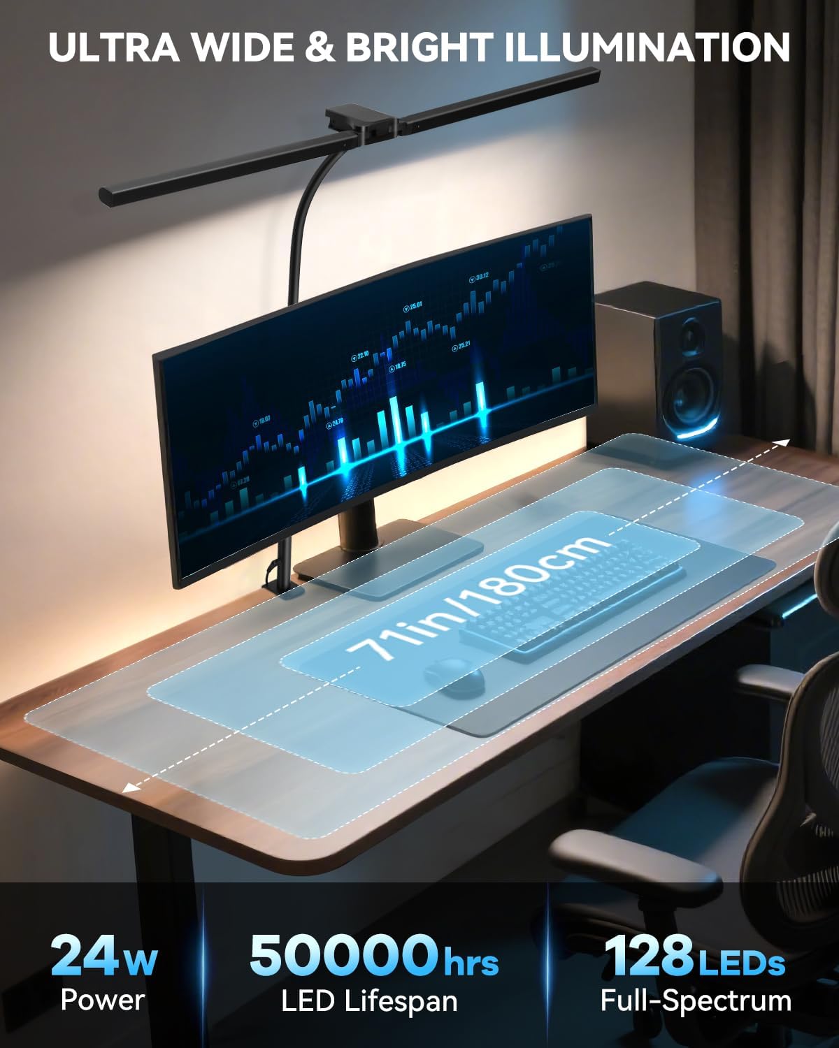 Lámpara Lámpara de escritorio LED para oficina en casa, lámpara de arquitecto de
