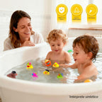 100 patos de goma a granel para Jeeps, juguetes de baño, recuerdos de fiesta, lindos mini patos con más de 30 diseños únicos, juguetes de piscina para niños, piscina, decoración de automóvil