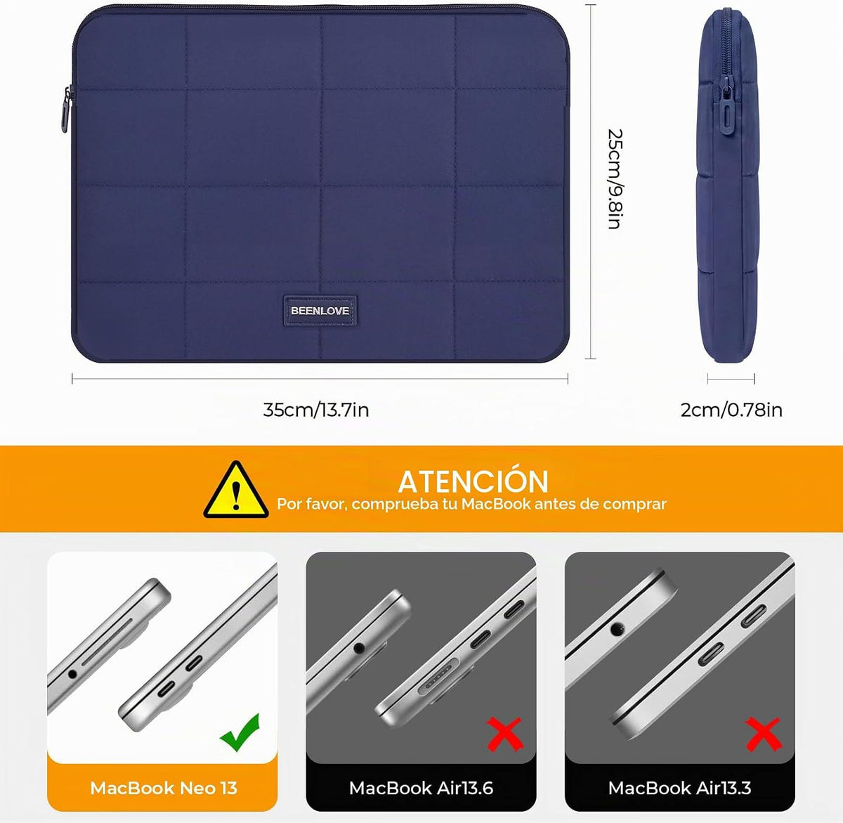 EooCoo Funda para MacBook Neo de 13 pulgadas modelo A3404 2026 con...