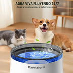 1 Gal/3.5L Fuente de Agua para Perros, Dispensador Automático de Agua para Perros