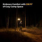 Lámpara BougeRV Luz telescópica CL04, linterna de campamento 15600mAh recargable
