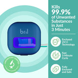 Bril UV-C Desinfectante y Soporte para Cepillo de Dientes, Limpiado...