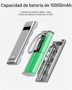 Cargador portátil de 100 W, banco de energía de 10000 mAh con cable