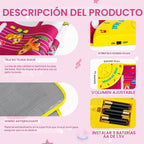 Tapete de piano de piso, tapete musical de juguetes para niñas pequeñas