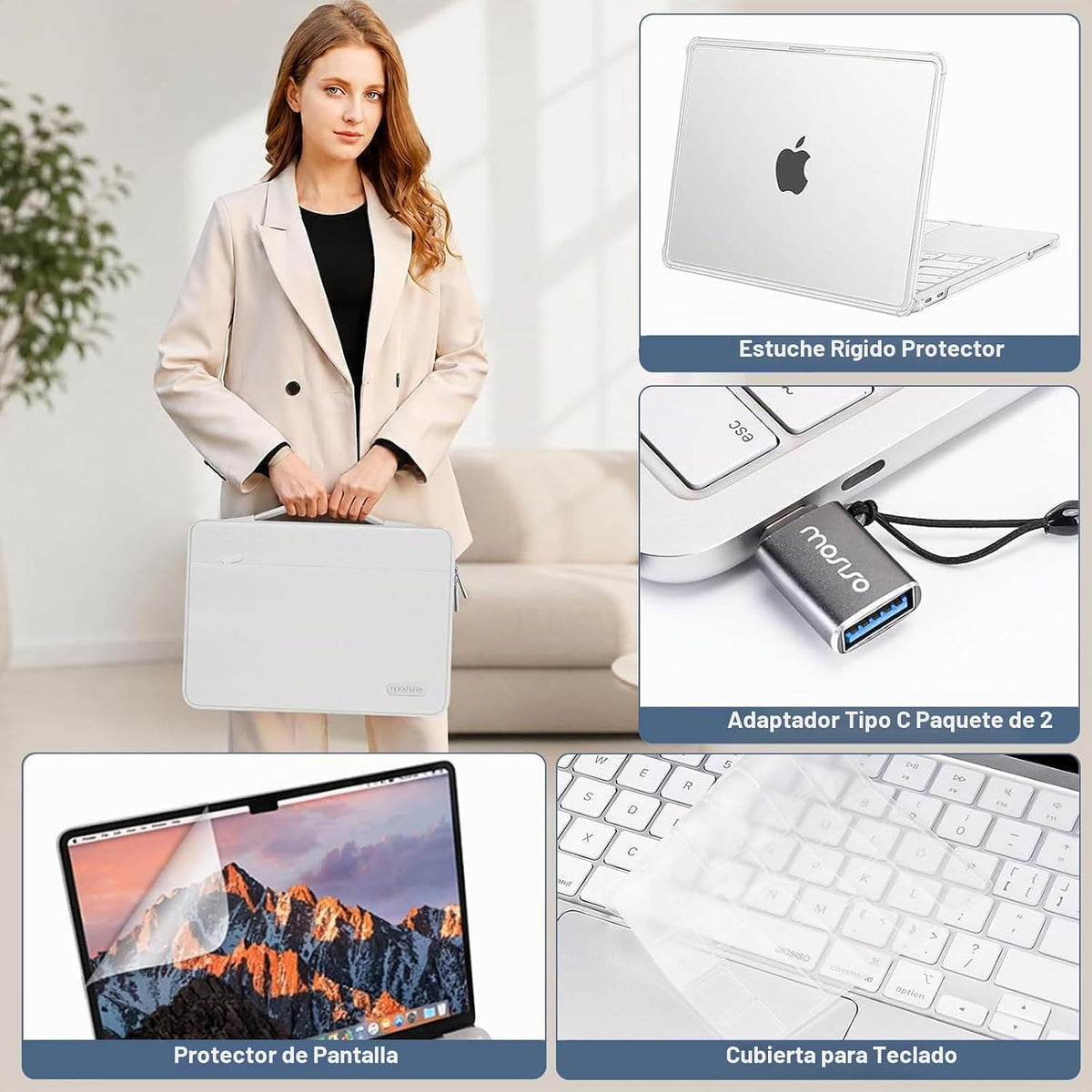 MOSISO Funda compatible con MacBook Neo de 13 pulgadas, versión 202...