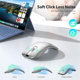 Ratón inalámbrico Bluetooth de arco plegable para viajes, modelo du...