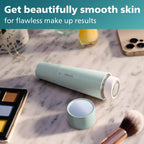 Philips Beauty Serie 5000 - Afeitadora eléctrica y peluquera personal para mujer, inalámbrica y compacta, cabeza hipoalergénica, depilación suave y rápida, fácil retoques, verde menta, BRR474/00