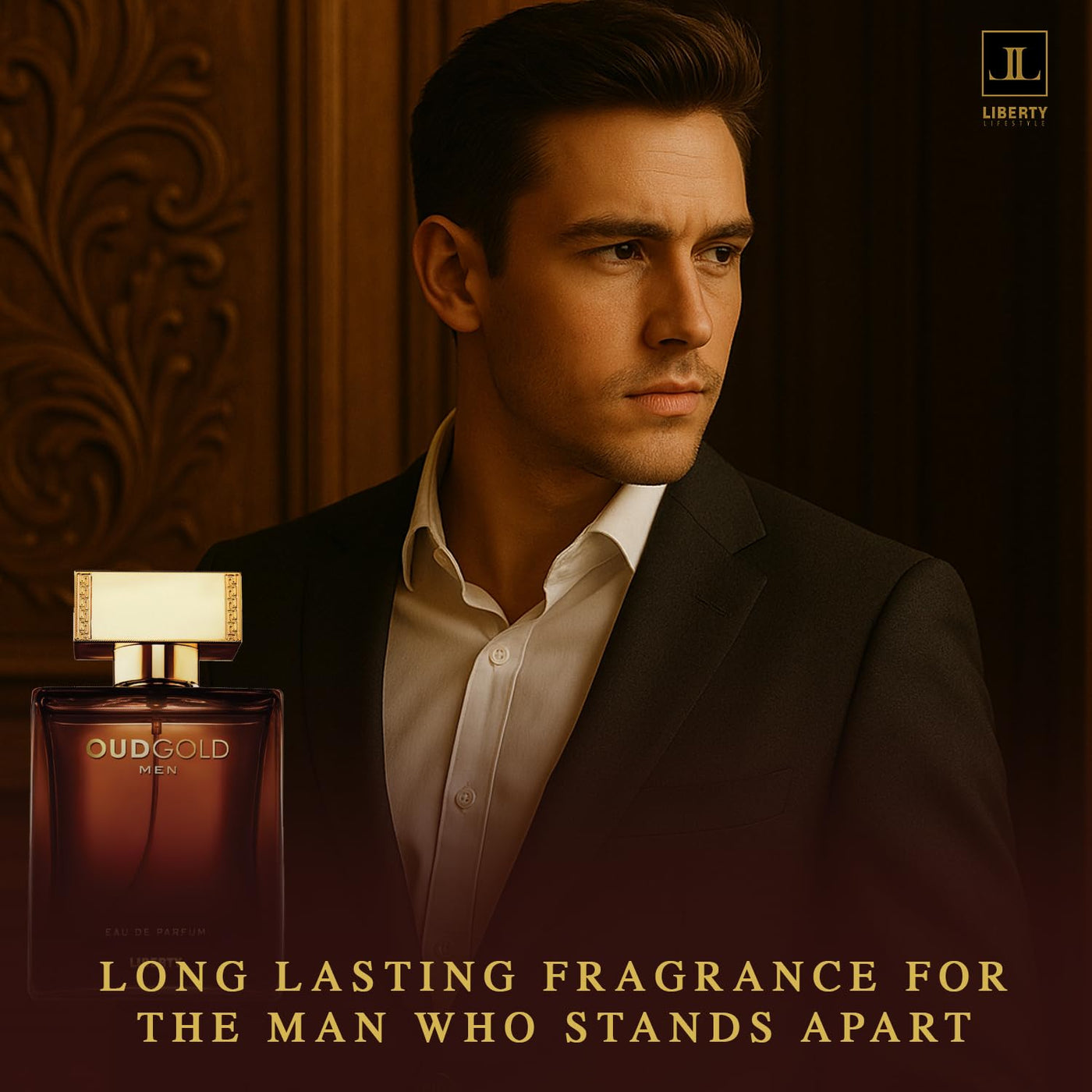 Perfume Liberty Oud Árabe para Hombre, Lujo de Larga Duración con N...