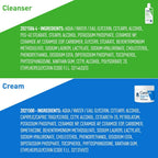 CeraVe Crema Hidratante y Limpiador Facial Hidratante, Combo de Prueba, 15 Ounce