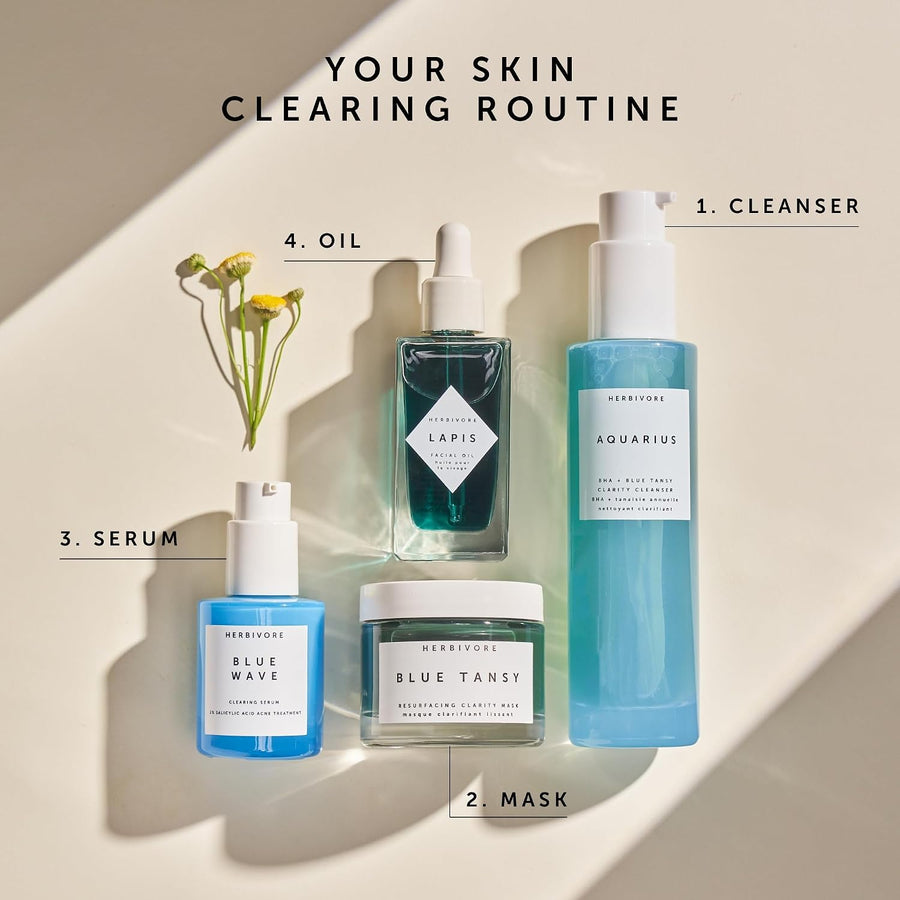 HERBIVORE Aceite facial de Lapis Blue Tansy - Hidratante que equili...