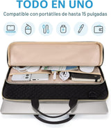 BAGSMART Funda para portátil de 15.6 pulgadas Compatible con MacBoo...