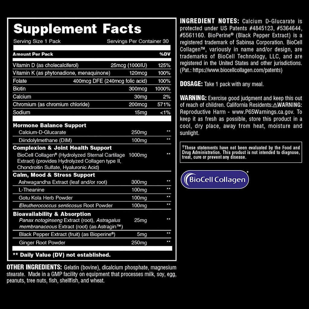 Animal Power Balance Bienestar Femenino + Suplemento Multivitamínico, Suplemento Nutricional