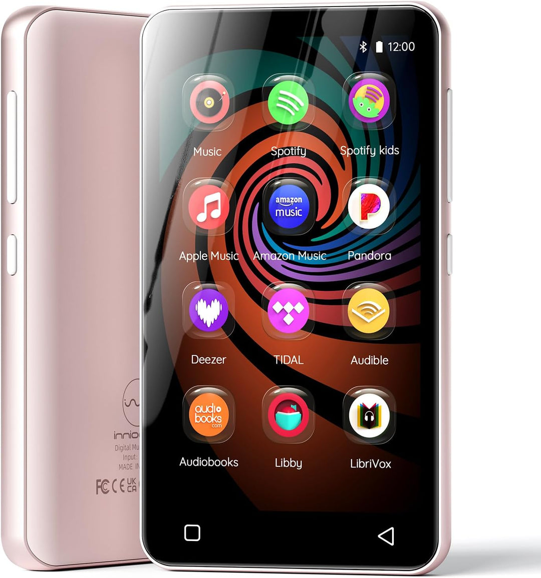 Reproductor de MP3 de 160 GB con Bluetooth y WiFi, reproductor de m...