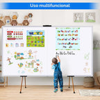 Maxtek Pizarra blanca de borrado en seco 72x48, pizarra blanca magnética
