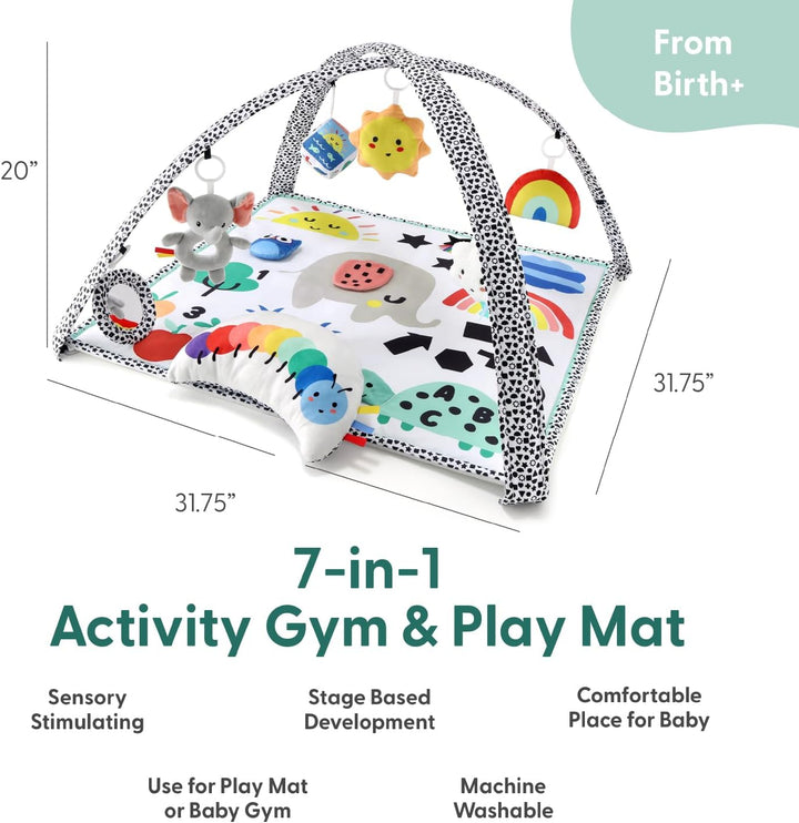 The Peanutshell Gimnasio de juego unisex para bebés y