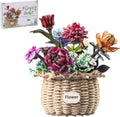 Ever-Blooming - Juego de construcción de ramo de madera, kit de