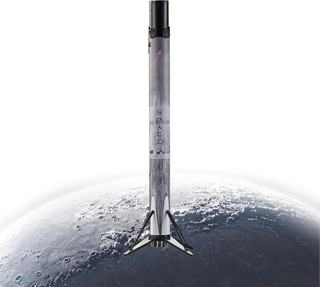 Falcon 9 Cohete fundido a presión 1/200 Escala Dragon Modelo de