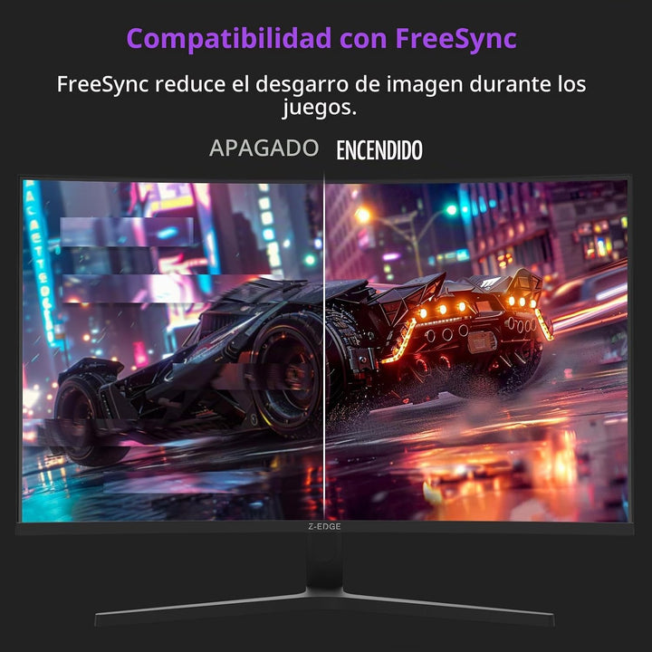 Z-Edge Monitor de juegos curvo de 27 pulgadas, monitor PC FHD 1080P...