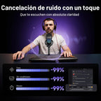 MAONO Micrófono inalámbrico para juegos DM40 Pro USB para PC
