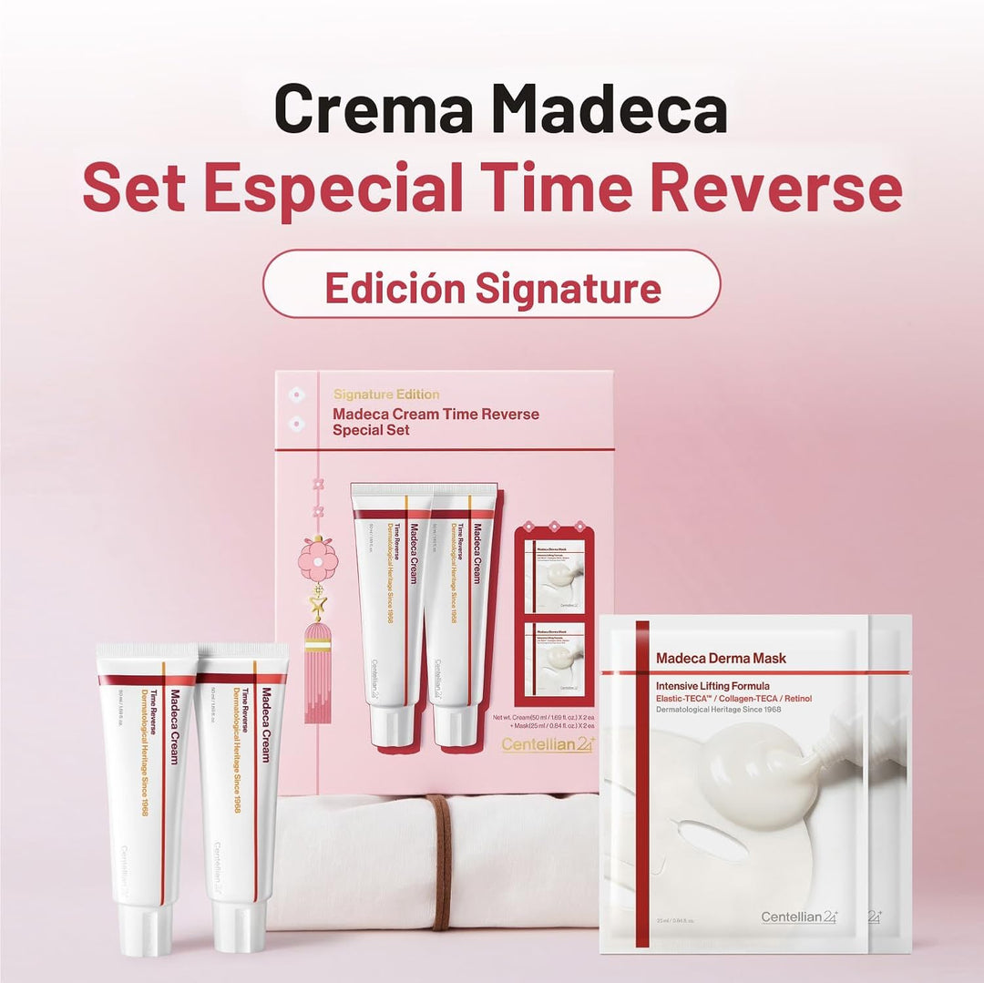 CENTELLIAN 24 Madeca Cream Time Reverse 1.7 fl oz (2 piezas) + másc...