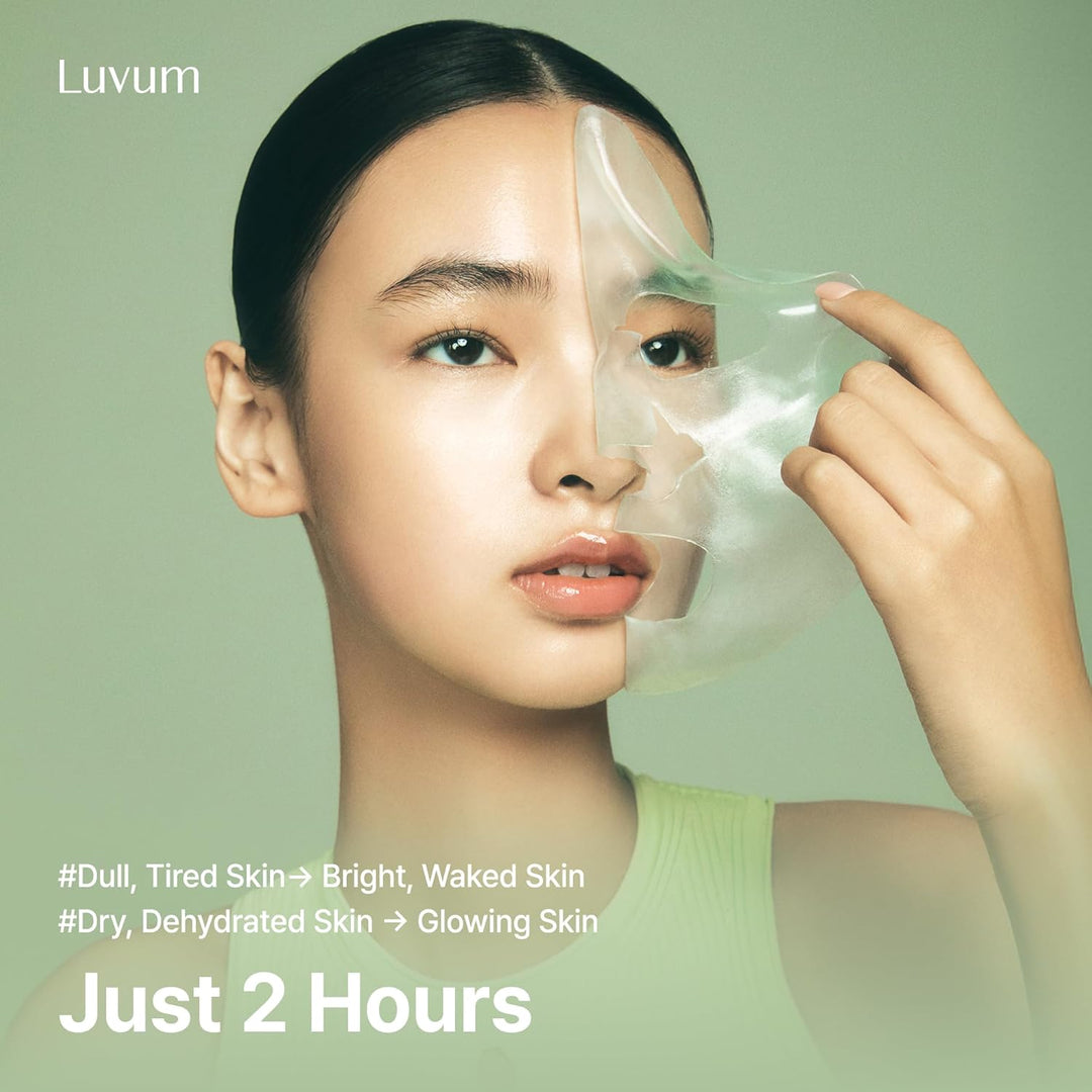 LUVUM Máscara de gel con vitamina C de cítricos verdes, niacinamida...