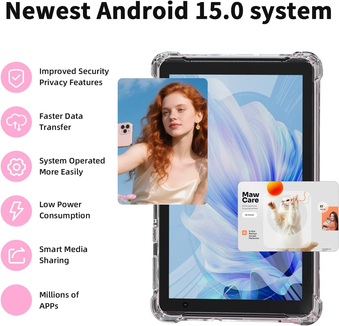 PEICHENG Tablet con funda protectora, 7 "IPS 1024 * 600 Android...