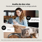PETLIBRO Comedero automático para gatos con cámara para dos gatos, video HD 1080P con visión nocturna, alimentador WiFi 5G para mascotas con audio de 2 vías para gatos y perros