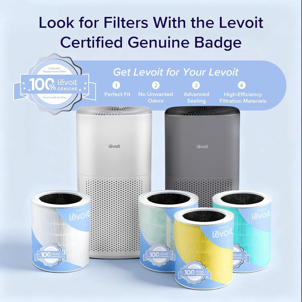 Levoit Purificadores de aire inteligentes para habitaciones grandes del