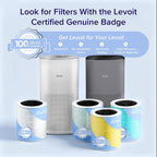 Levoit Purificadores de aire inteligentes para habitaciones grandes del