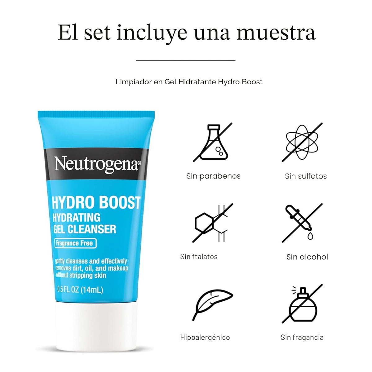 Neutrogena Hydro Boost - Crema de agua, hidratación de 72 horas par...